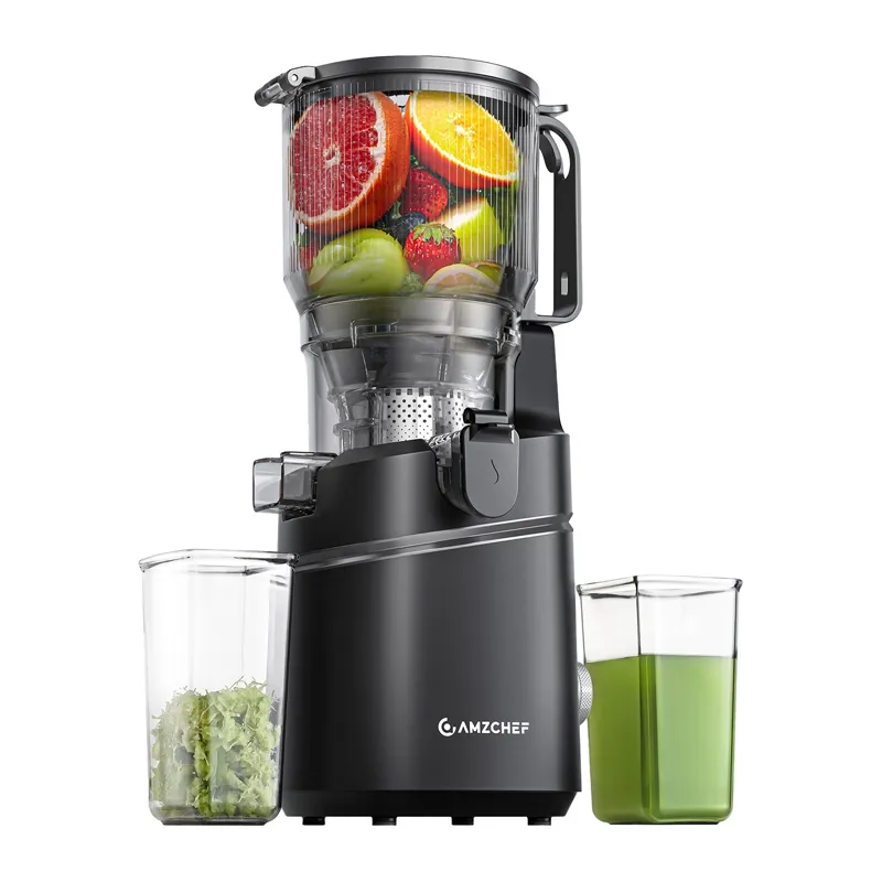 AMZCHEF SJ-036CBK Slow Juicer (Black)